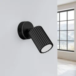 Kinkiet KARBON czarny z włącznikiem (SL.1579) - Sollux Lighting