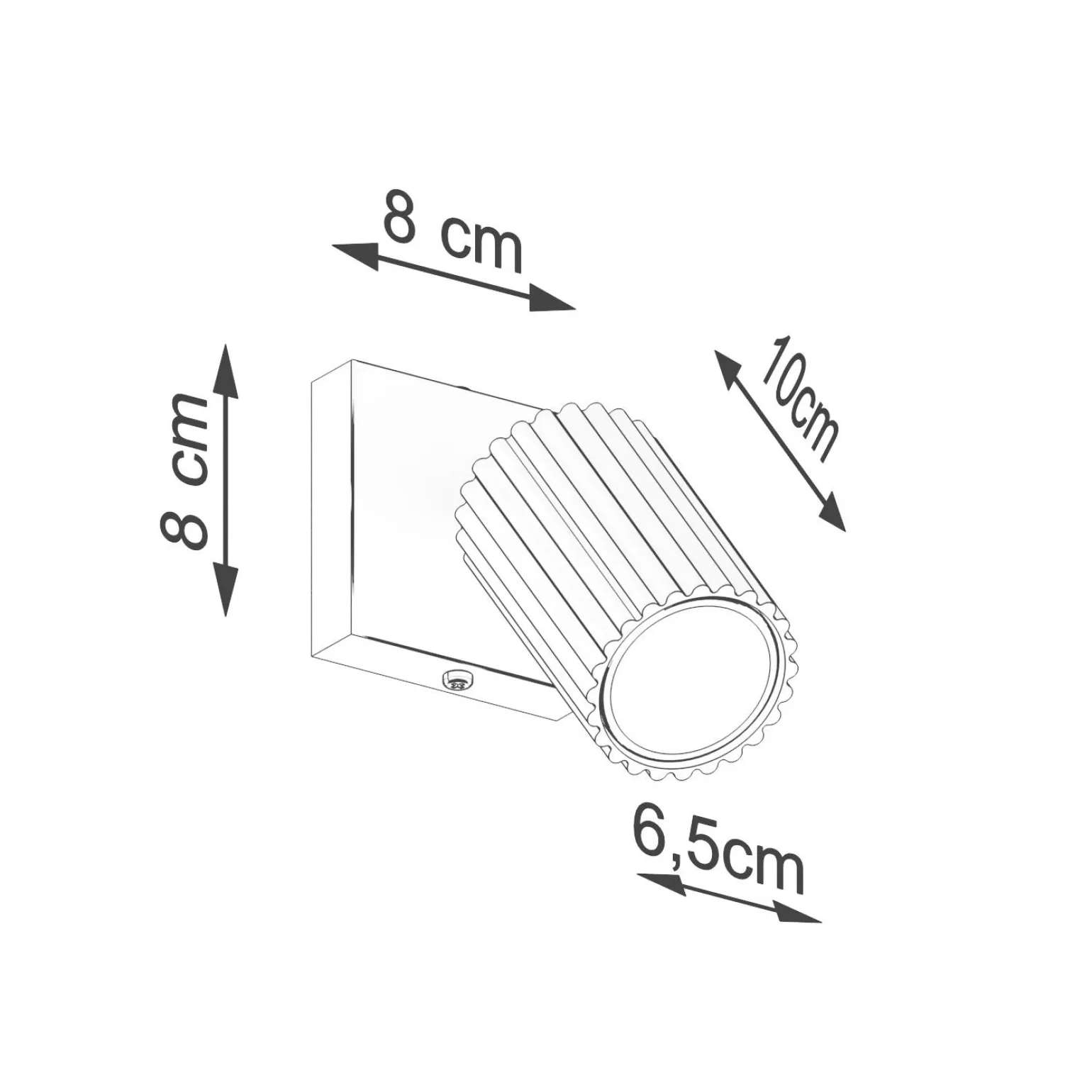 Kinkiet KARBON taupe (SL.1761) - Sollux Lighting