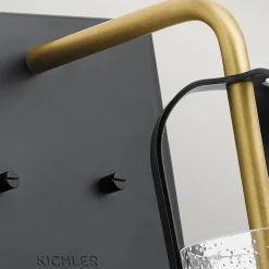 Kinkiet Kitner - 1 źródło światła - Naturalny mosiądz (QN-KITNER1-NBR) - Quintiesse