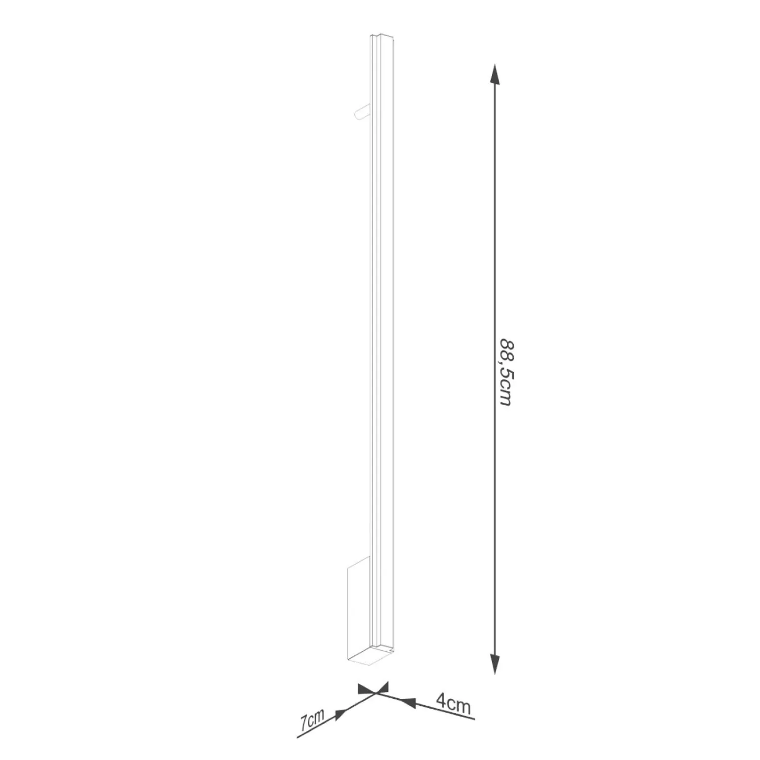 Kinkiet LAGOM 90 zielony oliwkowy LED 4000K (TH.512) - Thoro Lighting