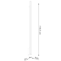 Kinkiet LAGOM 120 zielony oliwkowy LED 4000K (TH.513) - Thoro Lighting