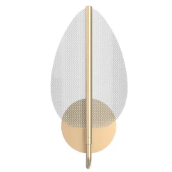 Kinkiet LED Floriana - Naturalny mosiądz (QN-FLORIANA-1W-NBR) - Quintiesse