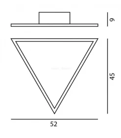 Kinkiet LED ORIGAMI kol. biały (67080) RAMKO