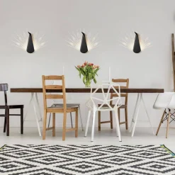 Kinkiet LED Paw Pawn Czarny (Abigali-PAWN-B)