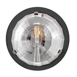 Kinkiet Leo - 1 źródło światła - Czarny (QN-LEO-WB1-BK) - Quintiesse