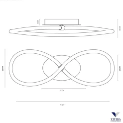 Kinkiet LIGHT LINE 75 (0091.21.CR DIM) - Vivida