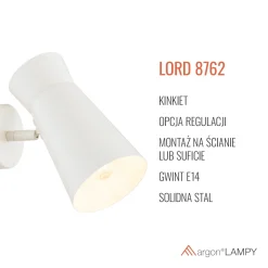 Kinkiet LORD (8762) - Argon