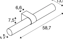 Kinkiet LYGANT double chrom (1007619) - SLV