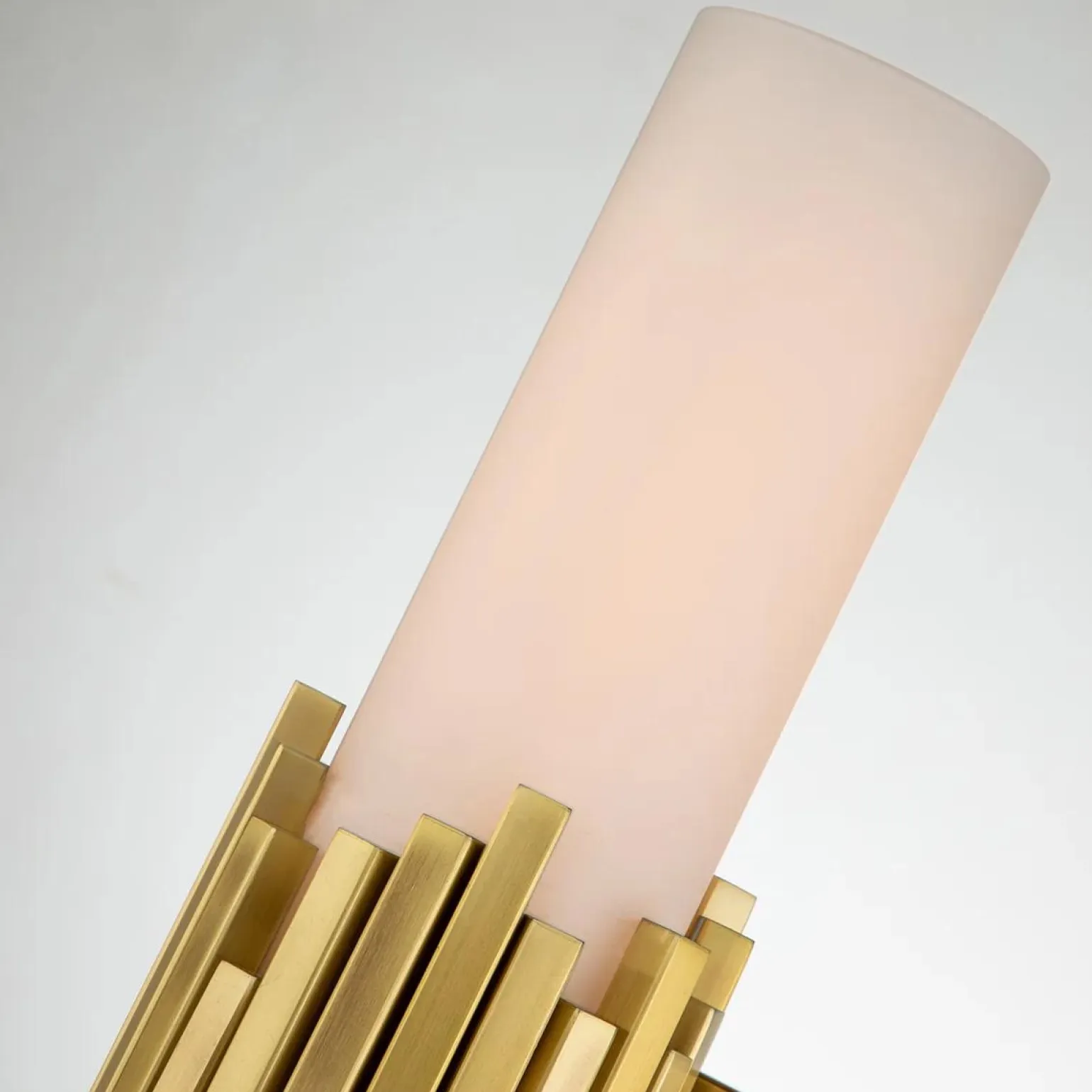 Kinkiet Marvele - 2 źródła światła - Postarzany mosiądz (MARVELE-2WB-AB-OPAL) - Elstead Lighting