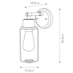 Kinkiet Morvah (BATH-MORVAH1-BB) - Elstead Lighting