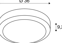 Kinkiet na elewację OUTDOOR BULKHEAD V 360 z czujnikiem (1007515) - SLV