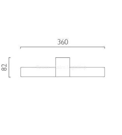 Kinkiet nad lustro Padova chrom (Astro Lighting 1143001)