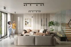 Kinkiet NERO czarny/chrom (SL.1064) - Sollux