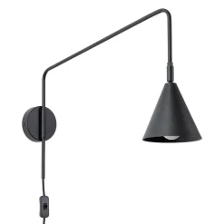 Kinkiet NOX czarny (SL.1697) - Sollux Lighting