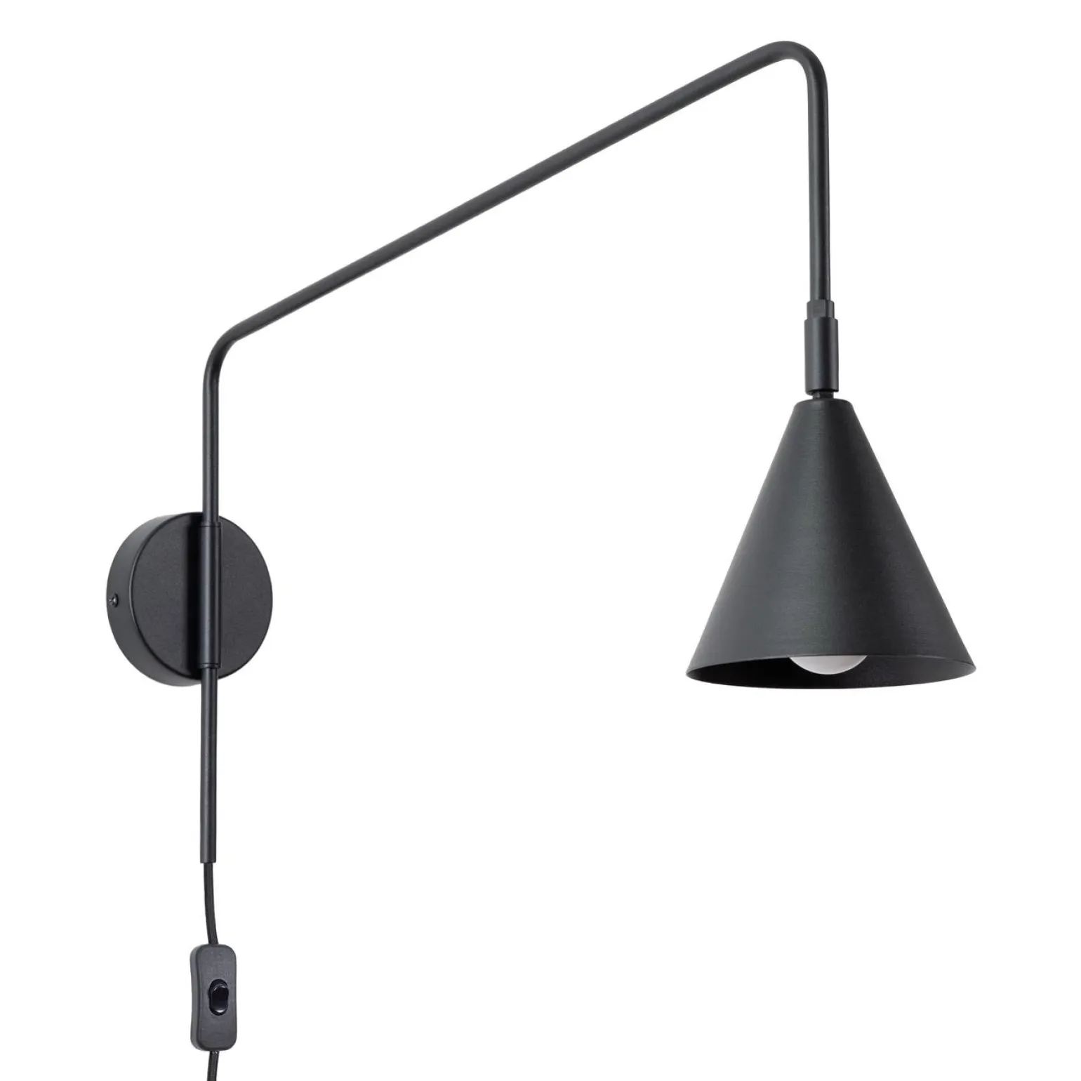 Kinkiet NOX czarny (SL.1697) - Sollux Lighting