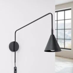 Kinkiet NOX czarny (SL.1697) - Sollux Lighting