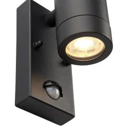 Kinkiet Odyssey PIR 2lt wall IP44 7W (97822) - Saxby