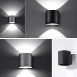 Kinkiet ORBIS 1 czarny (SL.0048) - Sollux