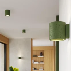 Kinkiet ORBIS beton zielona oliwka (SL.1839) - Sollux Lighting