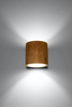 Kinkiet ORBIS naturalne drewno (SL.0490) - Sollux