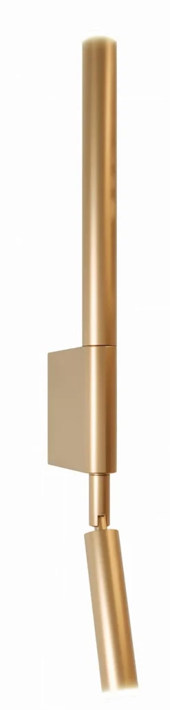 Kinkiet ORGANIC I złoto szczotkowane (W0341) - MAXLIGHT