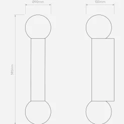Kinkiet Ortona Twin Czarny (1459006) - Astro Lighting