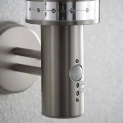 Kinkiet Pagoda PIR 1lt wall IP44 9.2W & 0.05W (13924) - Saxby