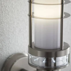 Kinkiet Pagoda PIR 1lt wall IP44 9.2W & 0.05W (13924) - Saxby