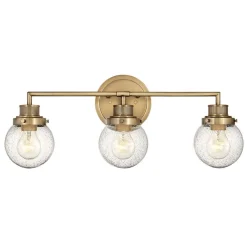 Kinkiet Poppy - 3 źródła światła - Stary mosiądz (QN-POPPY3-HB-BATH) - Quintiesse