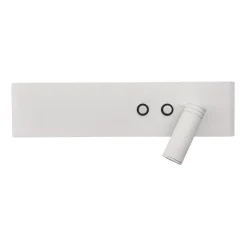 Kinkiet przy łóżku w sypialni Resort biały prawy (ML1569) - Milagro