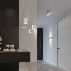 Kinkiet QUAD 1 biały (SL.0059) - Sollux