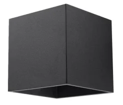 Kinkiet QUAD 1 czarny (SL.0057) - Sollux