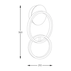 Kinkiet RANDO (20002W-GD) - Zuma Line