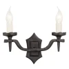 Kinkiet Rectory (RY2B-BLACK) - Elstead Lighting