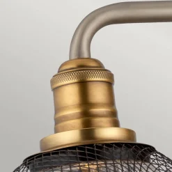 Kinkiet Rigby - 3 źródła światła - Antyczny nikiel/ Stary mosiądz (QN-RIGBY3-BATH-AN) - Quintiesse