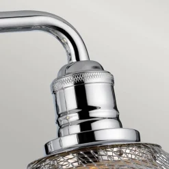 Kinkiet Rigby - 2 źródła światła - Polerowany chrom (QN-RIGBY2-BATH-PC) - Quintiesse