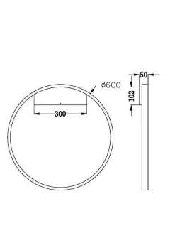 Kinkiet RIM Ø60 (MOD058WL-L35BS3K) - Maytoni