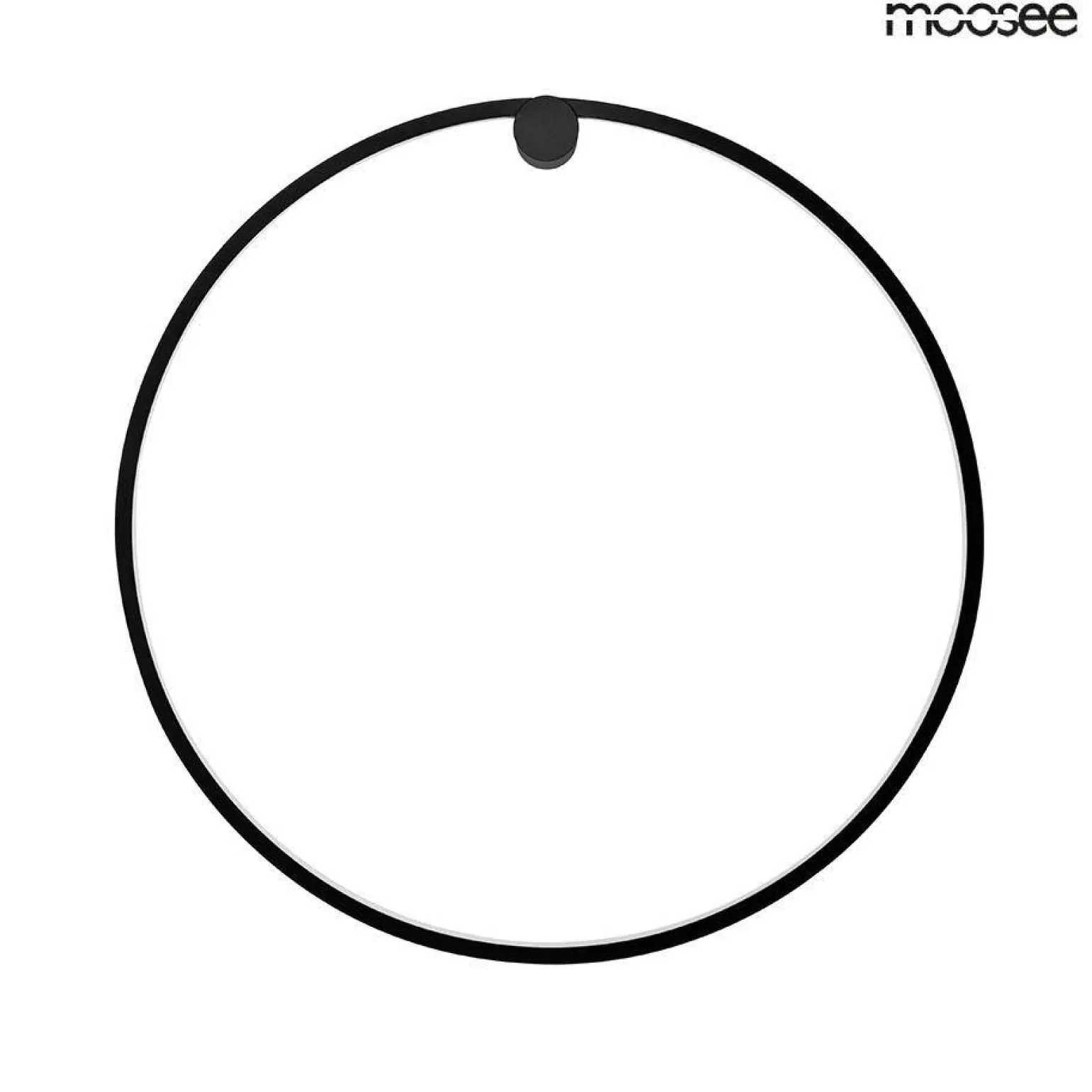 Kinkiet ring HOOP 60 czarna (MSE1501100398) - Moosee