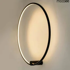 Kinkiet ring HOOP 80 czarna (MSE1501100399) - Moosee