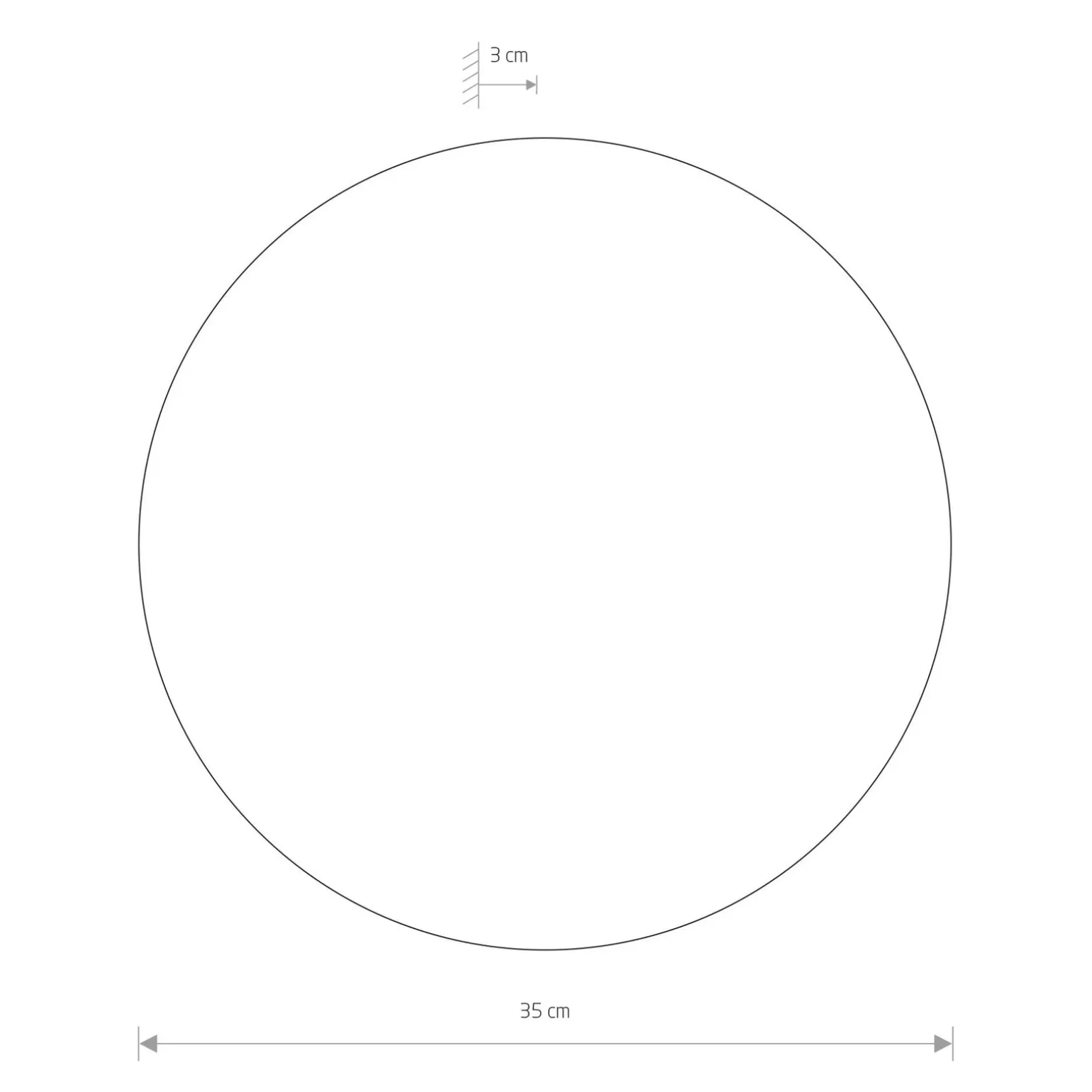Kinkiet RING LED L (10348) - Nowodvorski