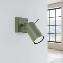 Kinkiet RING zielony oliwkowy (SL.1500) - Sollux Lighting