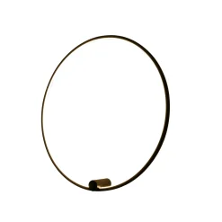 Kinkiet Ringa L LED czarny (WL0116-L-BK) - Yaskr