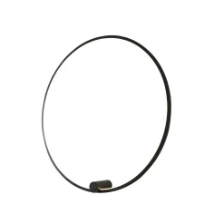 Kinkiet Ringa L LED czarny (WL0116-L-BK) - Yaskr