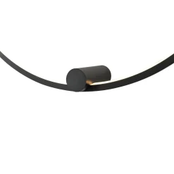 Kinkiet Ringa L LED czarny (WL0116-L-BK) - Yaskr