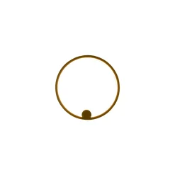 Kinkiet Ringa S LED złoty (WL0116-S-GD) - Yaskr