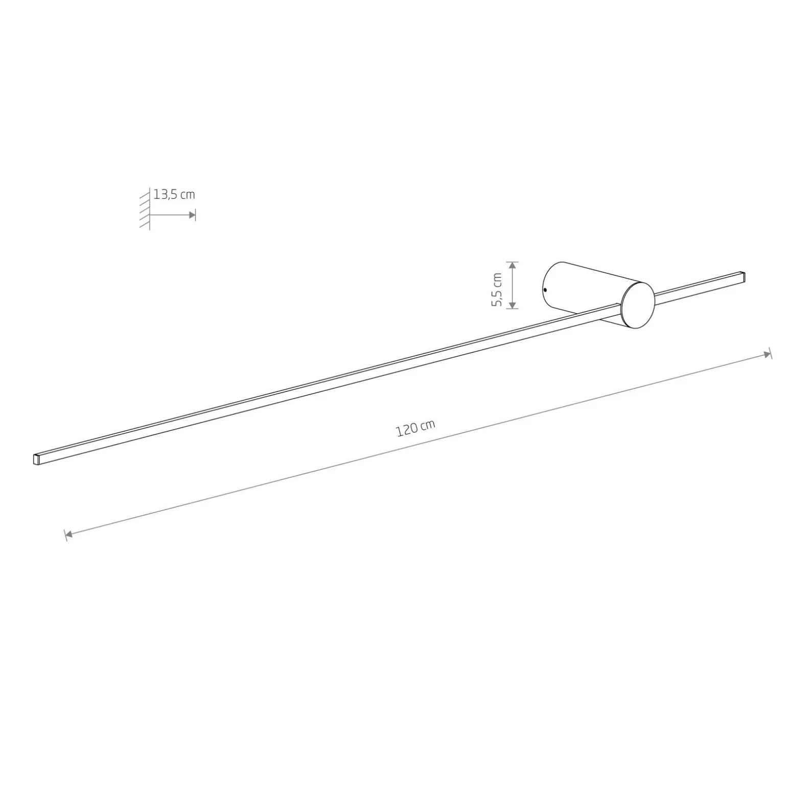 Kinkiet SABER LED L 4000k (10854) - Nowodvorski