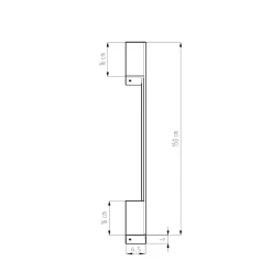 Kinkiet SAPPO 150 ochra czerwona LED 4000K (TH.428) - Thoro Lighting