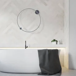 Kinkiet Saturno 80 cm Black 46W LED (ML8860) - Milagro