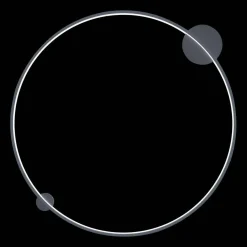 Kinkiet Saturno 80 cm Black 46W LED (ML8860) - Milagro