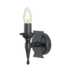 Kinkiet Saxon (SAX1-BLK) - Elstead Lighting